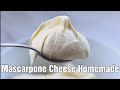 Mascarpone Cheese Homemade | How to make Mascarpone Cheese