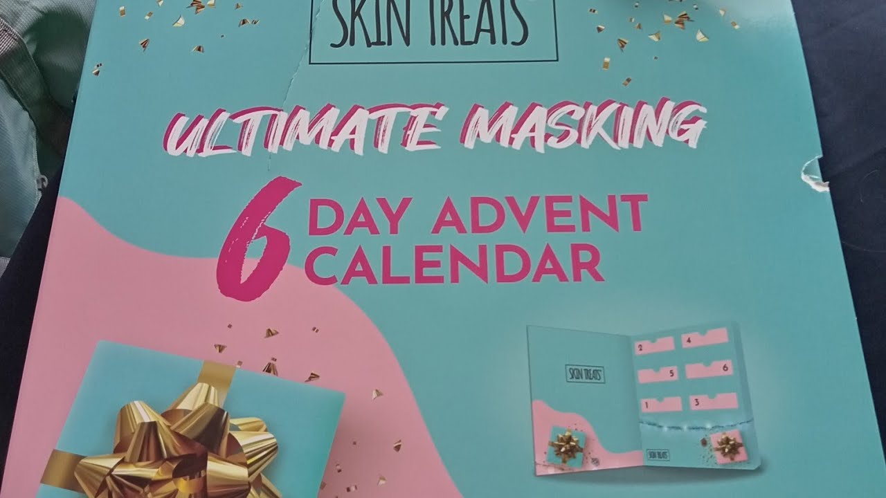 skin treats ultimate masking 6 day advert calendar unboxing 