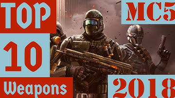 TOP 10 Weapons in Modern Combat 5 #2018 0ctober version