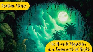 The Moonlit Mysteries of a Rainforest at Night│bedtime stories for kids
