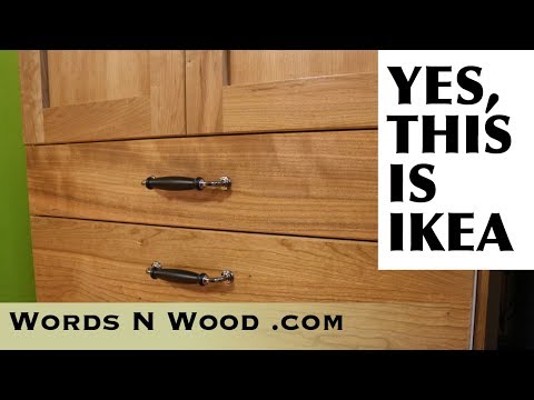 Custom Fronts For Ikea Kitchen Cabinets Wnw 151 Youtube