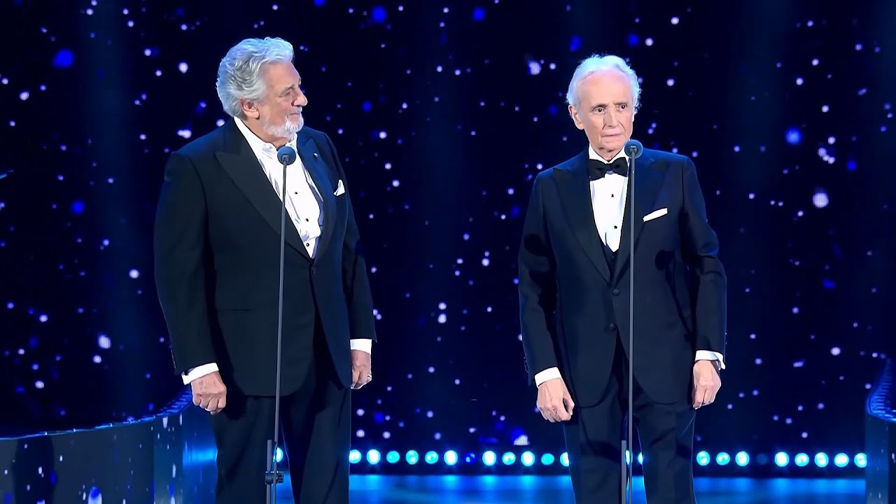 Plácido Domingo & José Carreras sing 