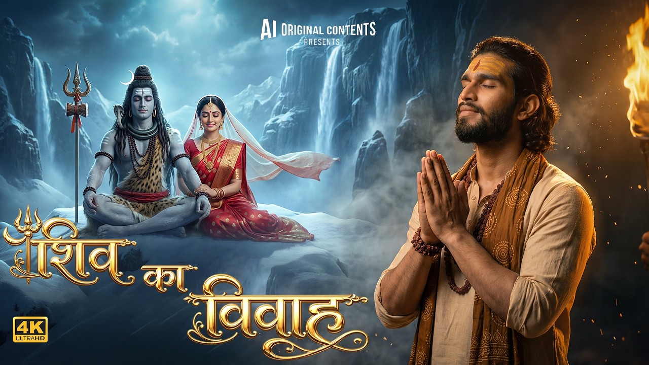 शिव का विवाह | The Divine Wedding of Lord Shiva and Goddess Parvati | AI Original Contents