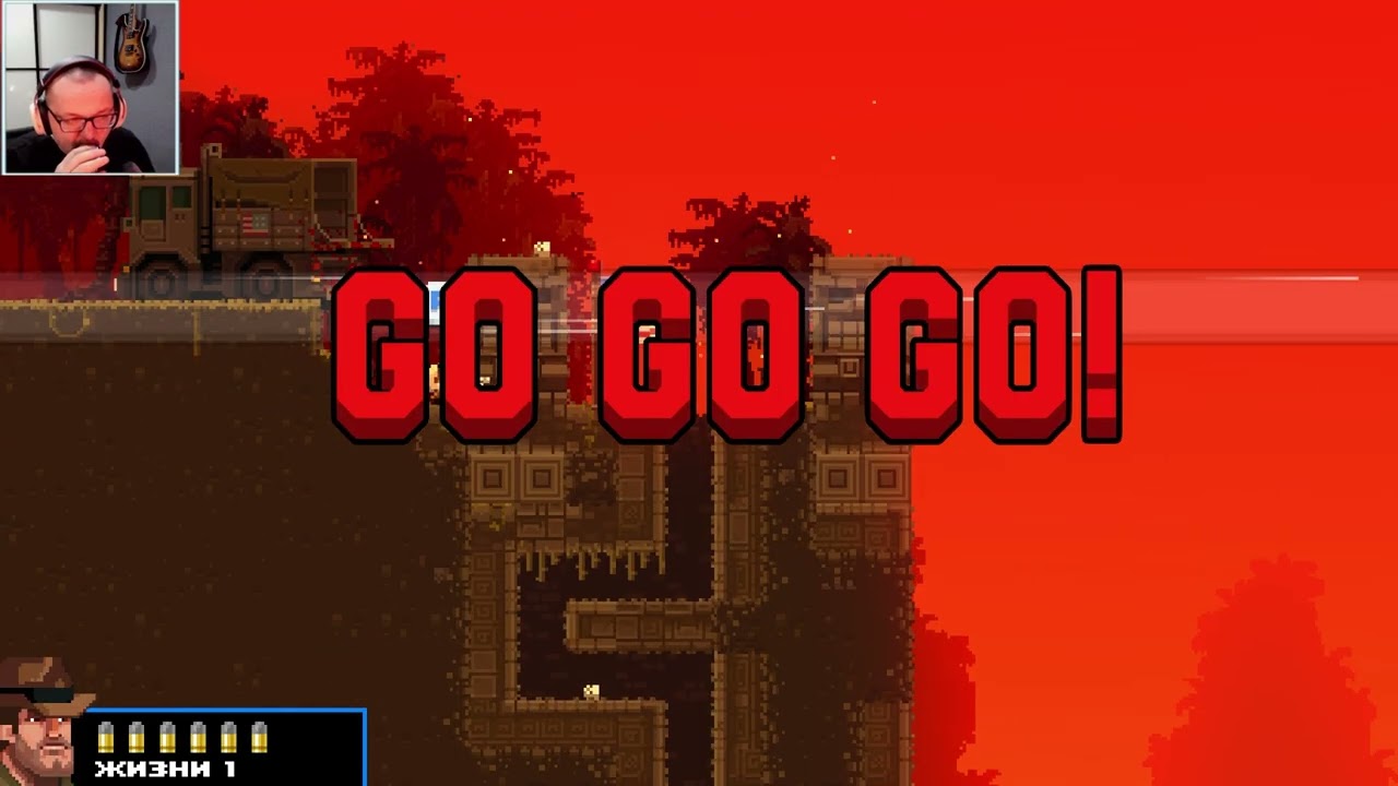 Пиксельный Марафон. Broforce #5 Boss Stealth Tank