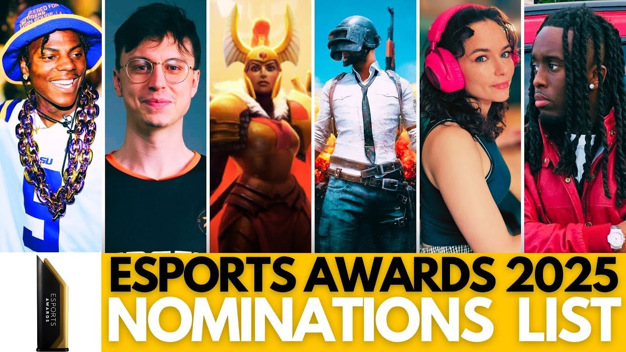 Esports Awards 2025 | Complete Nominations List - YouTube