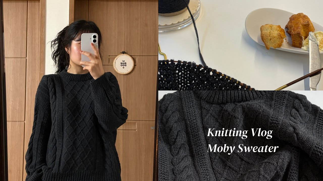 [뜨개로그] ep.22 마음이 오락가락. / Moby Sweater