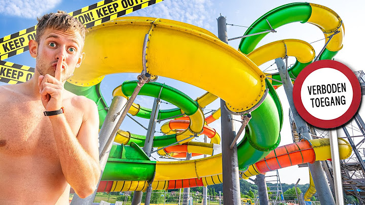 STIEKEM IN EEN GESLOTEN WATERPARK!