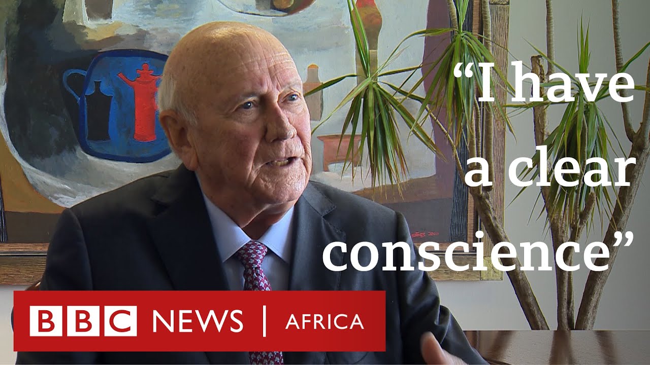 South Africa S Fw De Klerk On Apartheid Mandela And Ramaphosa Bbc Africa Youtube