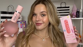 ASMR Massive Beauty Haul 🎀🛍️🌸 (makeup, skincare, perfume)