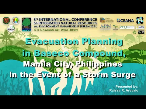 Evacuation Planning in Baseco Compound, Manila City, Philippines in the Event of a Storm Surge