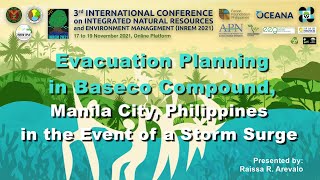 Evacuation Planning in Baseco Compound, Manila City, Philippines in the Event of a Storm Surge