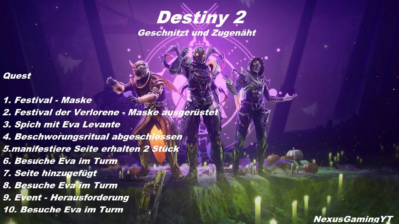 Destiny 2 Halloween Event Geschnitzt Und Zugen ht German Deutsch destiny-2-halloween-event-geschnitzt-und-zugen-ht-german-deutsch