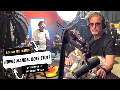 Behind The Scenes of Howie Mandel Does Stuff Podcast LIVE with Jimmie Lee Jersey Outlaw from H3