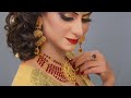 Asian Bridal Makeup | Traditional  and Trending Bridal Makeup | Dramatic Bold  Winged Eyes