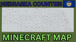 Nebraska Counties Minecraft Map Showcase