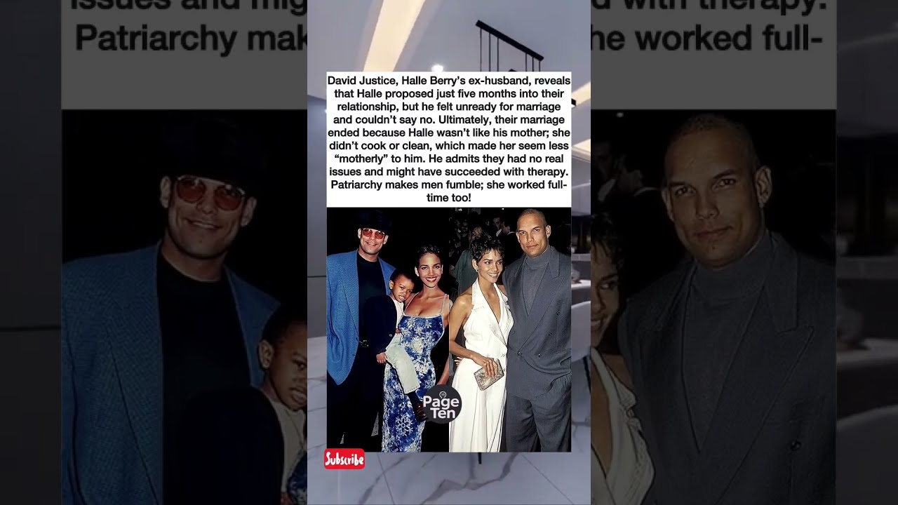 David Justice Reveals Shocking Truth About Halle Berry S Proposal Shorts