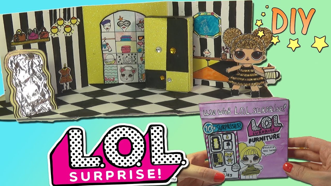 🎁 🎁 🎁 БУМАЖНЫЕ СЮРПРИЗЫ ЛОЛ / DIY LOL SURPRISE FURNITURE 👍🏻👍🏻👍🏻