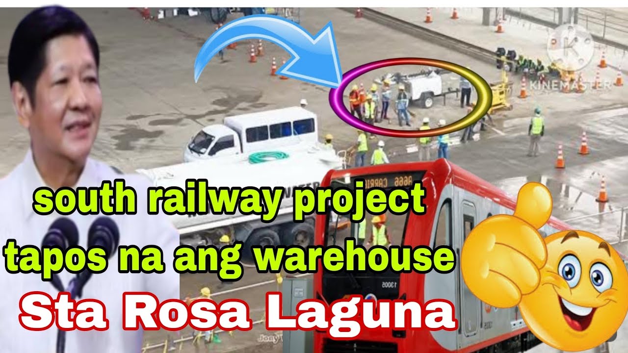update South Railway HYUNDAI PROJECT STA ROSA LAGUNA warehouse tapos na ...