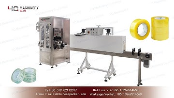 Automatic shrink sleeve applicator manufacturers for adhesive tape|sleeving machines