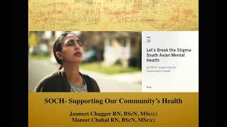 Let's Break the Stigma- South Asian Mental Health
