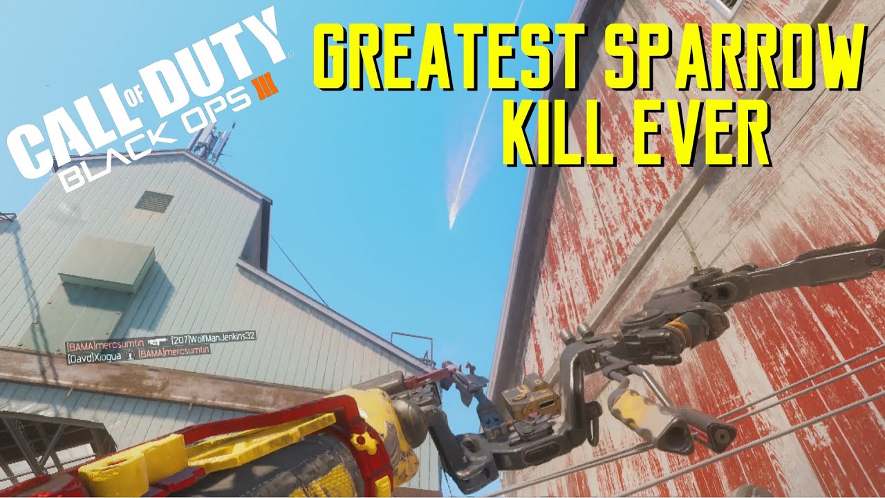 GREATEST SPARROW KILL EVER (Black Ops III - Sparrow Clip)
