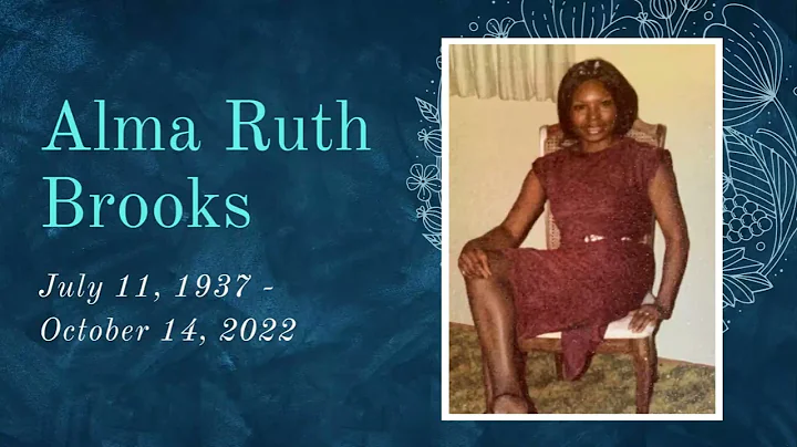 Alma Ruth Brooks Memorial Service 11 5 22