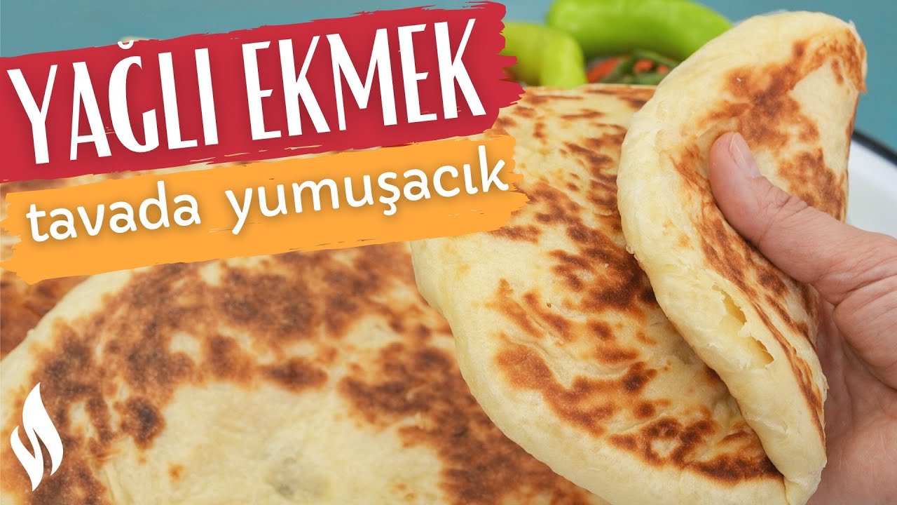Ramazanda Her Gün Olsa Yenir ???? Tavada Yumuşacık Yağlı Ekmek Tarifi ????️