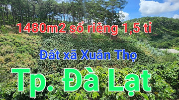 Cần bán 1 lô đất mặt tiền đường bê tông 3,5m thôn Lộc Quý, xã Xuân Thọ, Tp. Đà Lạt, tỉnh Lâm Đồng.