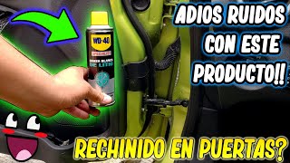 🟢TRUCO l COMO QUITAR O ELIMINAR💪 EL RUIDO O TRONIDO DE LA PUERTA DE MI AUTO CON WD40/%100 EFECTIVO!✅