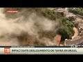 Impactante deslizamiento de tierra en Brasil tras intensas lluvias