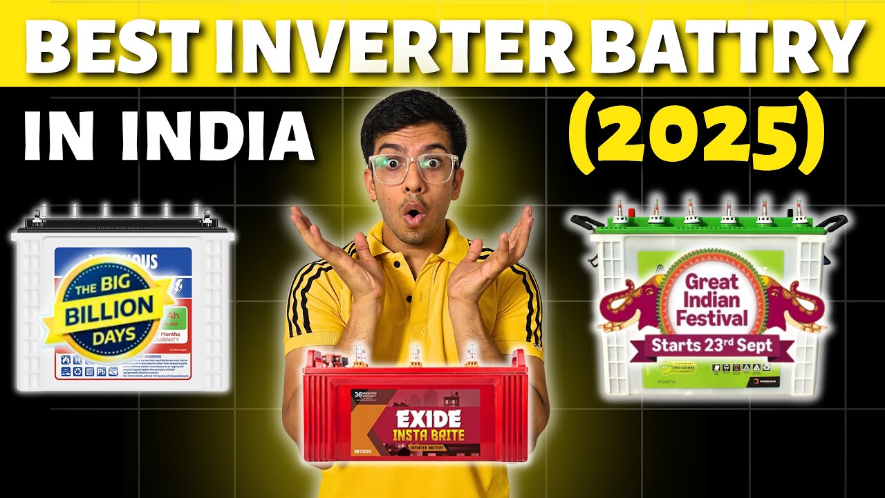 Top 3 Best Inverter Battery in India 2025 | Best for Home Use | Best ...