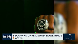 Seahawks unveil Super Bowl rings