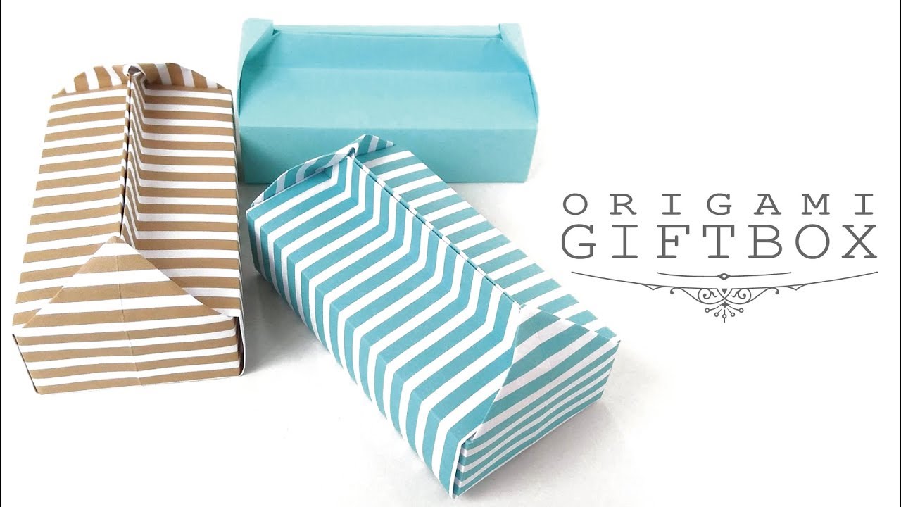 おりがみ簡単ギフトボックス Origami Easy Gift Box Youtube