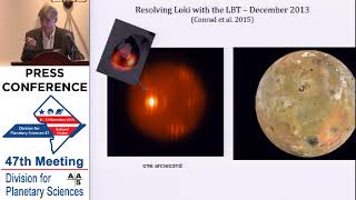 DPS 47: Ios Volcanos; Impact on an Asteroid; Comet 67P from Rosetta; Gemini Planet Imager Part I