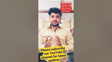 Mumbai University Final year exam Online Hogye|6 sem exam All course Traditional & Self finance|