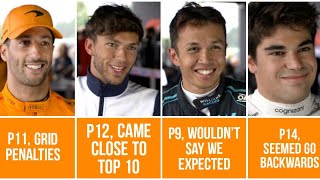 DANIEL, PIERRE, LANCE & ALEX || POST QUALIFYING INTERVIEW BELGIAN GP 2022