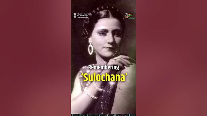 Actress #Sulochana (Ruby Myers), also known as Que...