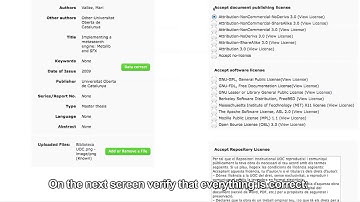 How to publish a document in the O2 institutional repository