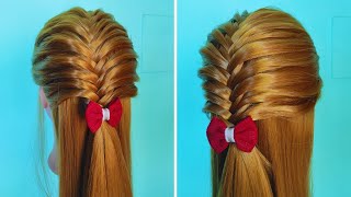 Easy Half Up Half Down Hairstyle | Hairstyle Tutorial 2025