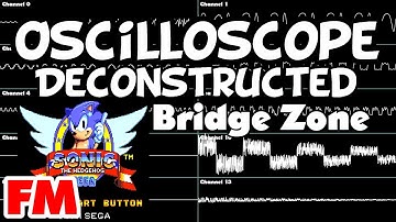 Sonic 1 (FM MOD - master system) - Bridge Zone - Oscilloscope Deconstruction