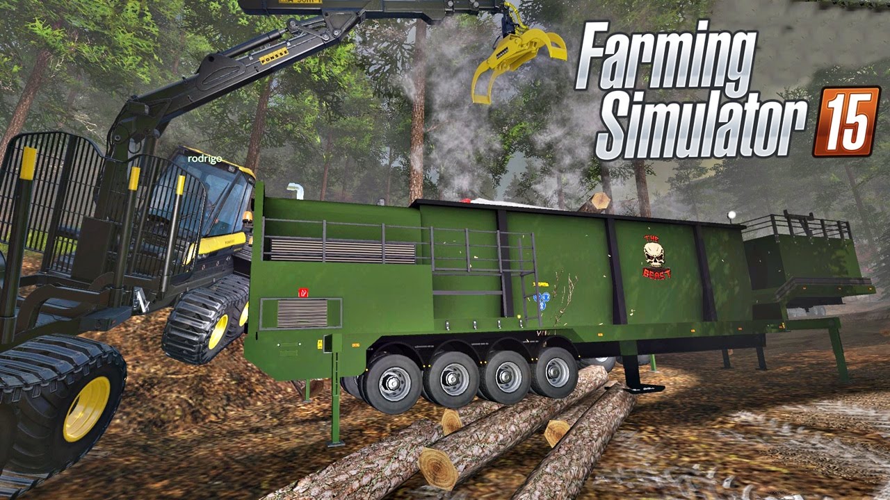 Jogo de Fazenda - Farmig Simulator 15 - Trabalhando com madeira