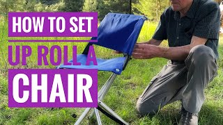 How to set up the CampTime Roll-A-Chair
