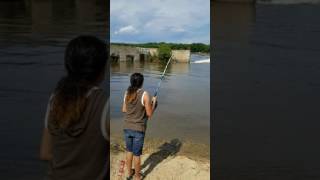 Fishing at Rock River dam