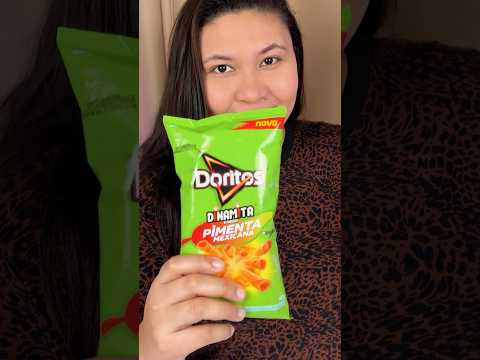 Novo Doritos dinamita pimenta mexicana 🌶️ #doritos #novidade #salgadinho