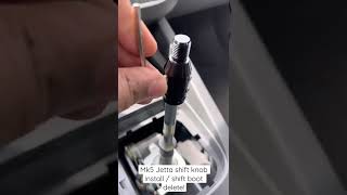 Mk5 Jetta | Shift Knob Install / Shift Boot Delete