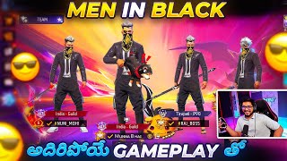 Black Tuxedo Squad 😎 Bundle Change Ayina Gameplay Same 🔥 - Free Fire Telugu - MBG ARMY