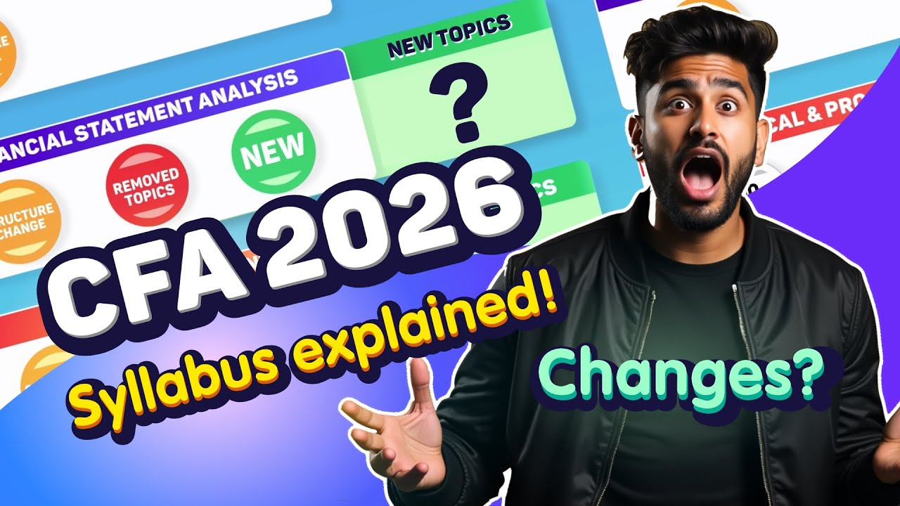 CFA Level 1 2026 Syllabus | Changes? 🤯 | Outline + Free Study Resources ...