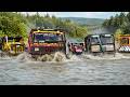 🌊 DEEP RIVER vs OFF-ROAD TRUCKS! Can They Make It Across? 😱