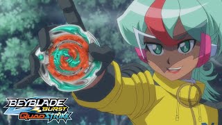 TWISTER PANDORA! Hikaru vs Quadra! Beyblade Burst QUADSTRIKE Épisode 12