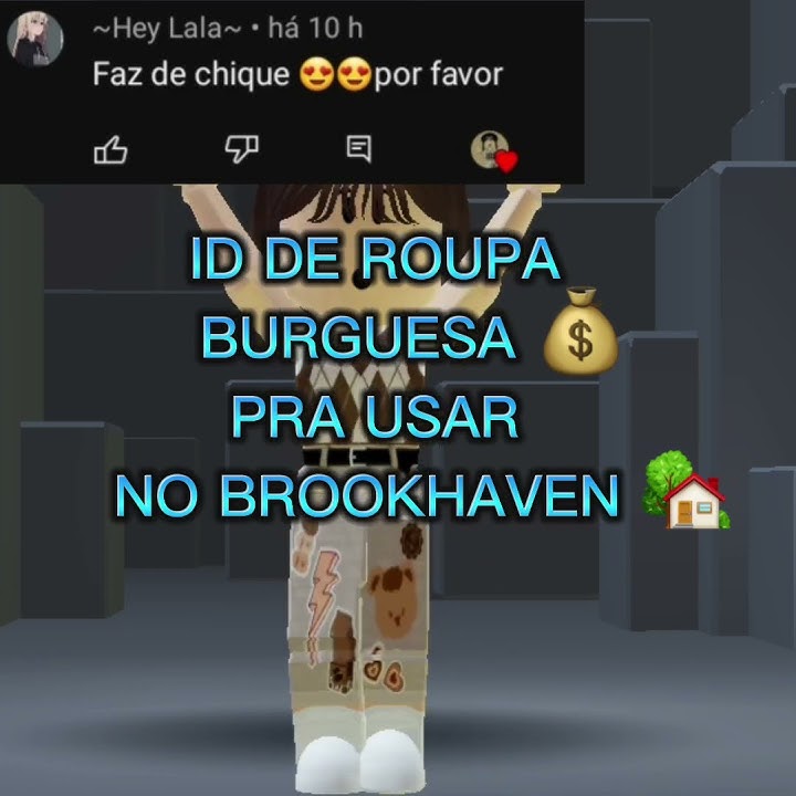 ids Roupa é acessório de Cria do RJ #roblox #edit #brookhaven #fyy #fy